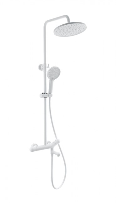 WONZON & WOGHAND Душевая система с термостатом T-1000, Белый матовый (WW-B3057-A-MW) WW-B3057-A-MW