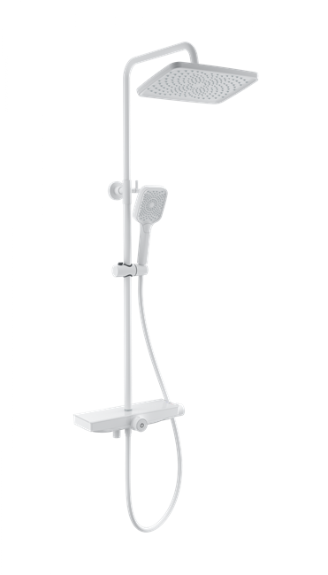 WONZON & WOGHAND Душевая система с термостатом ThermoKlick, Белый матовый (WW-B3098-A-MW) WW-B3098-A-MW