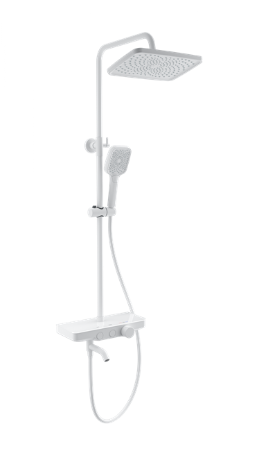 WONZON & WOGHAND Душевая система с термостатом , Белый матовый (WW-B3099-A-MW) WW-B3099-A-MW