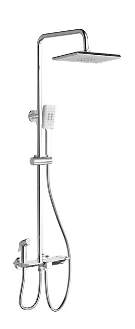 WONZON & WOGHAND Душевая система с термостатом , Хром (WW-B3310-CR) WW-B3310-CR