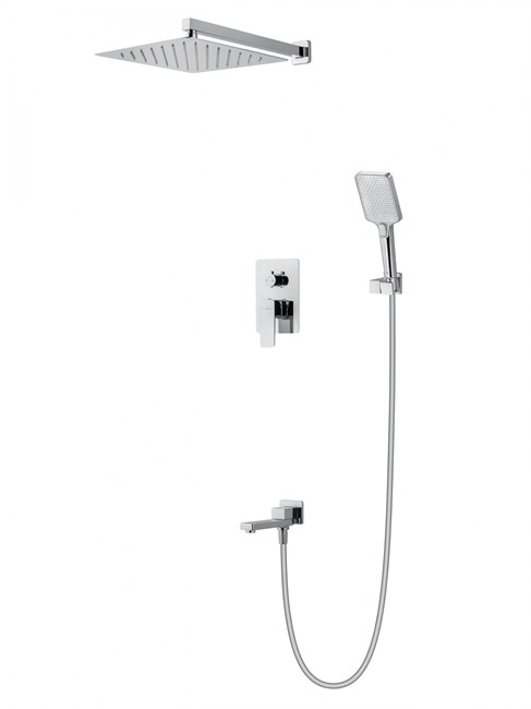 WONZON & WOGHAND Душевая система встраиваемая EDGE, Хром (WW-88939003-CR) WW-88939003-CR