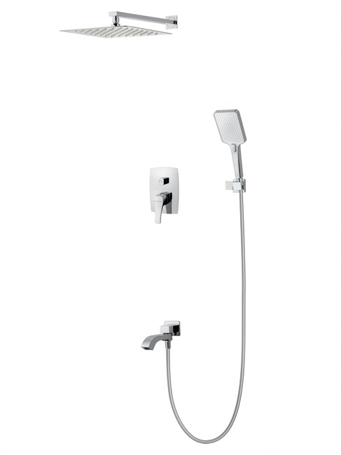 WONZON & WOGHAND Душевая система встраиваемая FLEX, Хром (WW-88939072-CR) WW-88939072-CR