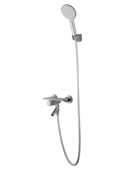 WONZON & WOGHAND Смеситель для ванны с душем CLICK, Хром (WW-FE05L221-CR) WW-FE05L221-CR