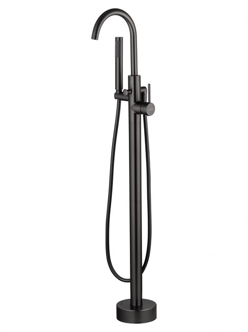 WONZON & WOGHAND Смеситель для ванны напольного монтажа STICK, Темный графит (WW-88649017-BGM) WW-88649017-BGM