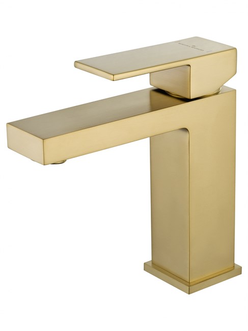 WONZON & WOGHAND Смеситель для раковины CUBE, Брашированное золото (WW-88139016-BG) WW-88139016-BG