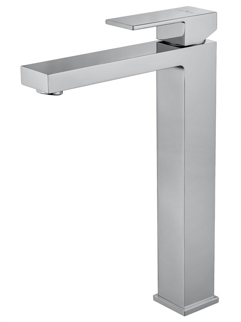 WONZON & WOGHAND Смеситель для раковины высокий CUBE, Хром (WW-88239016-CR) WW-88239016-CR