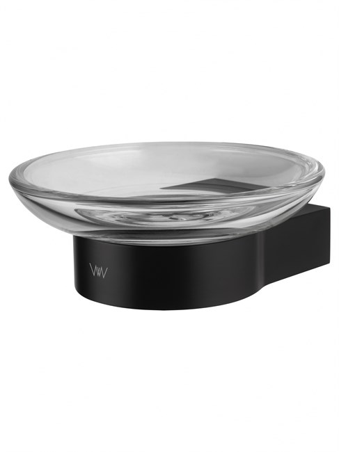 WONZON & WOGHAND Мыльница с держателем CARBON, Черный (WW-7722) WW-7722