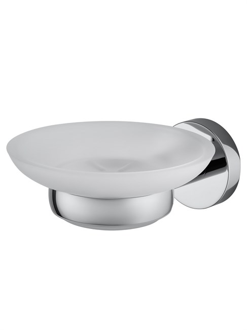 WONZON & WOGHAND Мыльница с держателем EASY, Хром (WW-8122) WW-8122