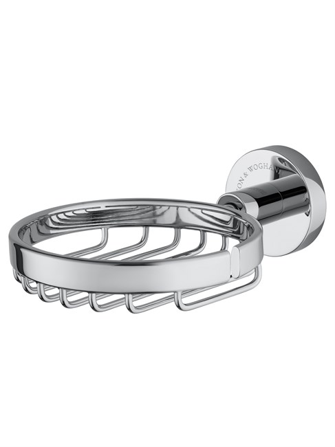 WONZON & WOGHAND Мыльница с держателем EASY, Хром (WW-8124) WW-8124
