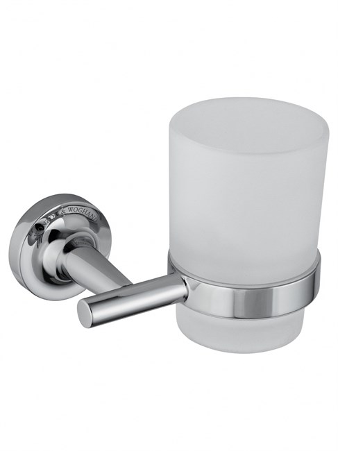 WONZON & WOGHAND Стакан для зубных щеток с держателем SIMPLE, Хром (WW-6521) WW-6521