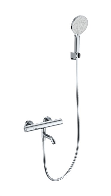WONZON & WOGHAND Смеситель для ванны с душем и термостатом INN 1, Хром (WW-B3013-A1-CR) WW-B3013-A1-CR