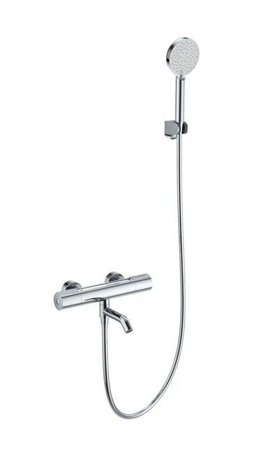 WONZON & WOGHAND Смеситель для ванны с душем и термостатом INN 2, Хром (WW-A2006-A1-CR) WW-A2006-A1-CR