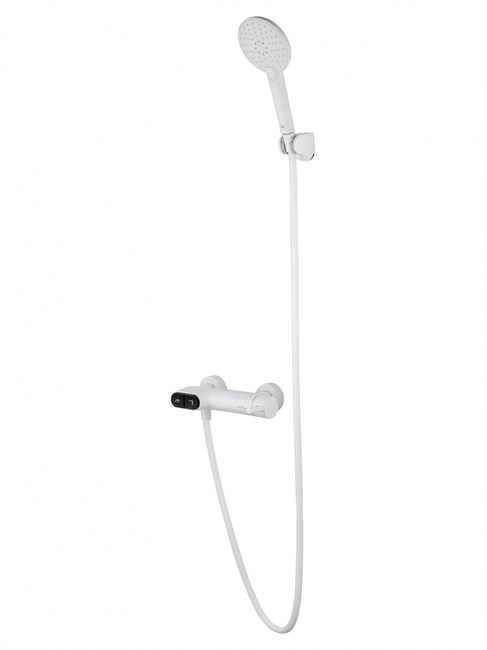 WONZON & WOGHAND Смеситель для душа с встроенным изливом MUSE Corno, Белый матовый (WW-A30902-MW) WW-A30902-MW