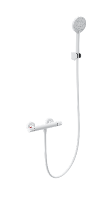 WONZON & WOGHAND Смеситель для душа с термостатом INN 5, Белый матовый (WW-B2063-A-MW) WW-B2063-A-MW