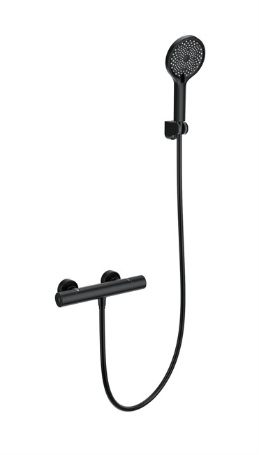 WONZON & WOGHAND Смеситель для душа с термостатом INN1, Черный матовый (WW-B3013-A-MB) WW-B3013-A-MB