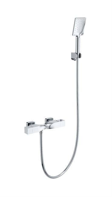 WONZON & WOGHAND Смеситель для душа с термостатом Twist, Хром (WW-B2025-A-CR) WW-B2025-A-CR