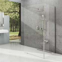 RAVAK WALK-IN CORNER Стекло для стационарного душевого углового ограждения, толщина 8 мм, требуется приобрести кронштейны CORNER
