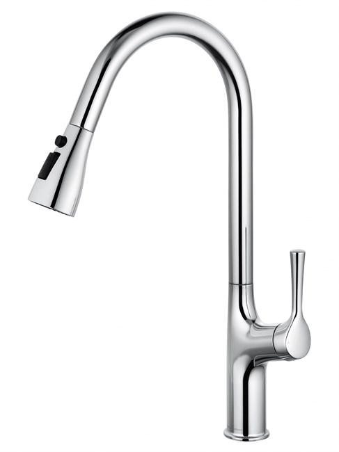 WONZON & WOGHAND Смеситель для кухни с выдвижным изливом , Хром (WW-AE54123-CR) WW-AE54123-CR