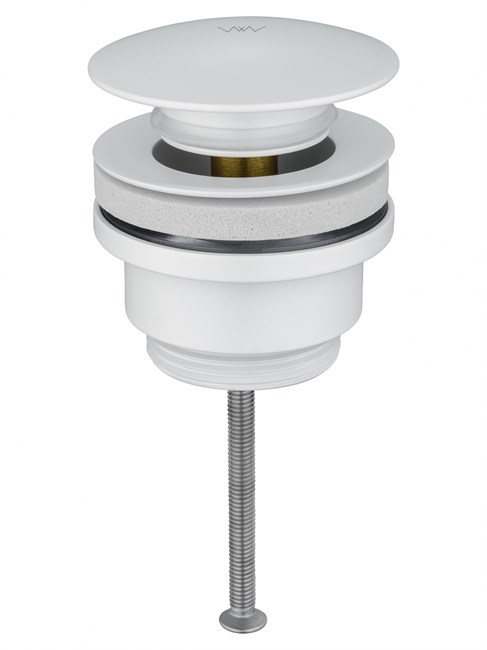 WONZON & WOGHAND Донный клапан для раковины 1 1/4 , Белый матовый (WW-88SS07-MW) WW-88SS07-MW
