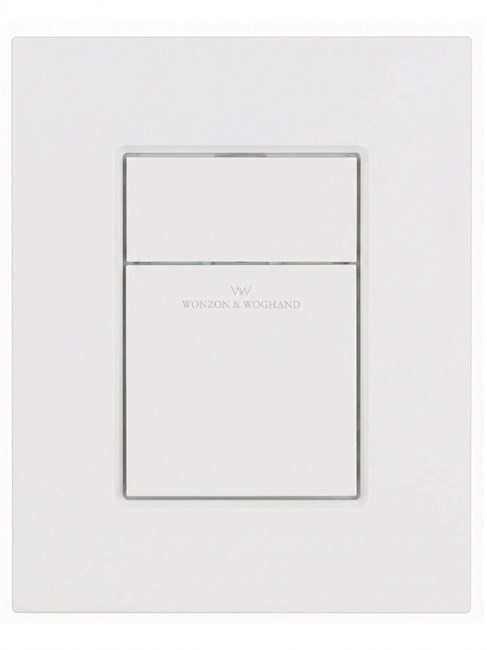 WONZON & WOGHAND Кнопка смыва для инсталляции пневматическая , Белый матовый (WW-IB256-MW) WW-IB256-MW