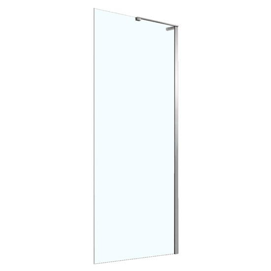 AZARIO Душевая перегородка Кронос 100х200 AZ-6310-100-CH-CL цвет хром AZ-6310-100-CH-CL