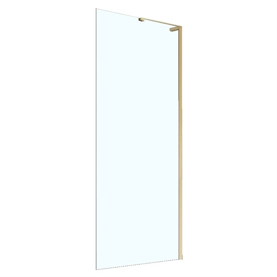 AZARIO Душевая перегородка Кронос 120х200 AZ-6310-120-BGL-CL цвет брашированное золото AZ-6310-120-BGL-CL
