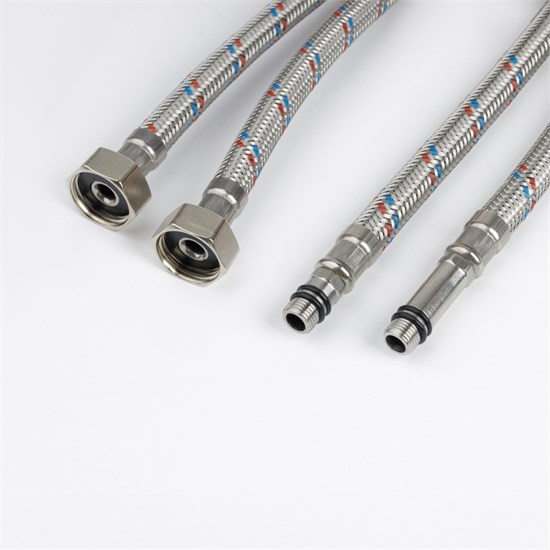 IDDIS Гибкая подводка, F1/2xM10S, F1/2xM10L, SS304, латунь, 1,8 м, комплект 2 шт, 926CBS18ZP 926CBS18ZP