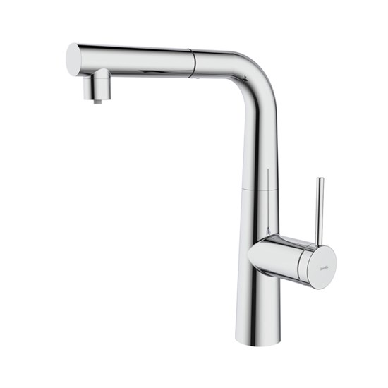 IDDIS PURSBPFi05N, Смеситель для кухни с фильтром и выдвижным изливом, хром, Пьюр (Pure), ID PURSBPFi05N