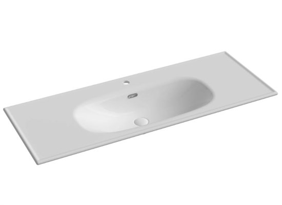 CERAMICA NOVA Раковина накладная мебельная Сабо (Sabo) CN13004 121x46,5x18,5 белый CN13004