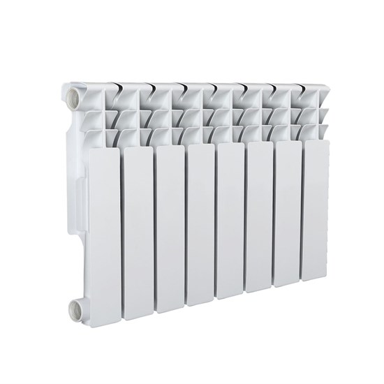 AZARIO Радиатор биметаллический BM350/80 8 секций, белый (BM350/80/8) BM350/80/8