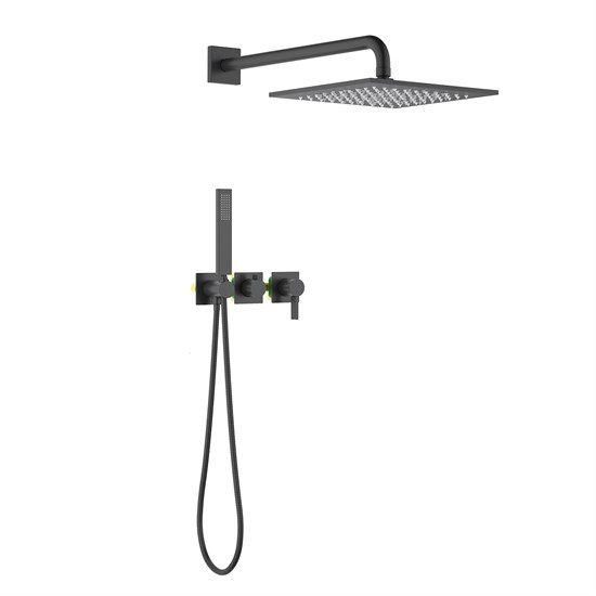TIMO Душевая система встроенная Caisa черный (SX-9069/03SM) SX-9069/03SM