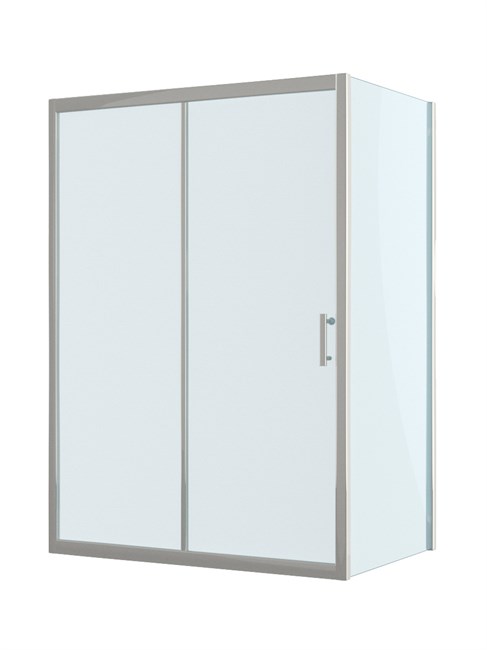 BELBAGNO Uno-195 Душевой уголок прямоугольный размер 150x90 см, двери раздвижные, профиль - хром / стекло - матовое UNO-195-AH-1-150/90-P-Cr