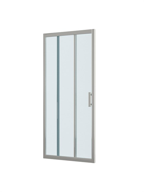 BELBAGNO Uno-195 Душевая дверь в нишу ширина 110 см, двери раздвижные, профиль - хром / стекло - прозрачное UNO-195-BF-3-110-C-Cr