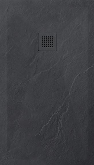 ESBANO Flat Поддон прямоугольный размер 120x80 см, антрацит ESPFT128A