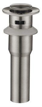 BELBAGNO Nova  Донный клапан с системой Клик-клак с переливом, нержавеющая сталь - фото 45001