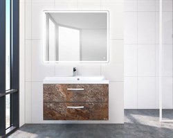 BELBAGNO Aurora База под раковину подвесная с двумя выкатными ящиками, с накладными ручками, ручки приобретаются отдельно - фото 49681