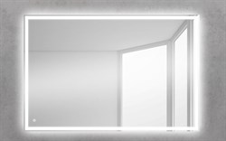 BELBAGNO Зеркало со встроенным светильником и кнопочным выключателем, 12W, 220-240V, 1200x30x800 - фото 54008