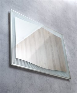 BELBAGNO Зеркало со встроенным светильником и сенсорным выключателем, 12W, 220-240V, 700x30x700 - фото 54120