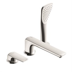 KLUDI Ameo однорычажный смеситель для ванны и душа на 3 отверстия с изливом 41447-KLUDI