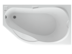 AQUATEK Таурус Акриловая ванна на каркасе, слив-перелив в комплекте, с панелью. Правая ориентация - фото 69136