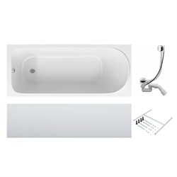 AM.PM Sense Ванна 150x70, каркас, слив-перелив, комплект - фото 80437