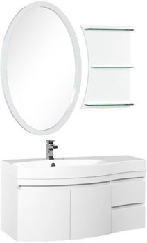 AQUANET Опера 115 L Комплект мебели для ванной комнаты (2 дверцы 2 ящика) AQUANET Опера 115 L 2 дверцы 2 ящика - фото 85359