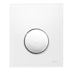 TECEloop Urinal, пластик, белый, кнопка хром глянцевый - фото 87614