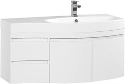 AQUANET Опера 115 R Тумба для ванной комнаты с раковиной (2 дверцы 2 ящика) Тумба с раковиной AQUANET Opera 115 R 2 дверцы 2 ящика - фото 92363