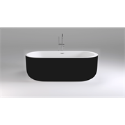 BLACK&WHITE Акриловая ванна SB109 Black (1700x800x580)