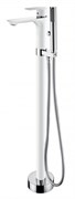 Смеситель ABBER Weiss Insel AF8015W напольный, белый-хром AF8015W