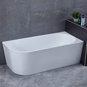 VINCEA Ванна акриловая VBT-402-1500R, 1500*750*580, цвет белый, правая, слив-перелив в комплекте, хром VBT-402-1500R