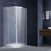 VINCEA Душевой уголок Alhpa VSQ-3AL900MT, 900*900, хром, стекло текстурное VINCEA VSQ-3AL900MT