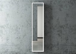 CONTINENT Зеркало-шкаф MIRROR BOX 400х1600  со светодиодной подсветкой
