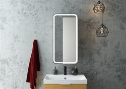 CONTINENT Зеркало-шкаф ELLIOTT 400х800 белый левый со светодиодной подсветкой